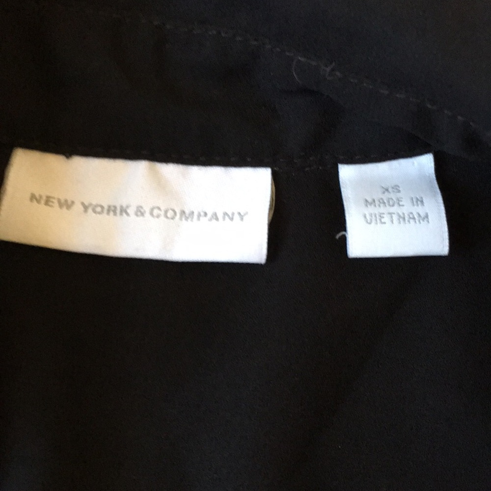 New York and Company Black Sleeveless Blouse Size XS - Picture 5 of 7